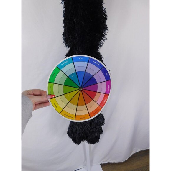 Shaggy Faux Fur Boa Scarf One Size Black Fluffy Long Costume Accessory - Picture 7 of 8